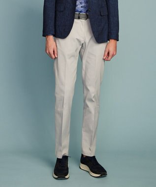 JOSEPH ABBOUD 【キングサイズ・ウエストも伸びる！】オーガニックストレッチ パンツ ライトグレー系8