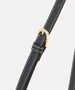 LA BAGAGERIE ポリエステルキャンバス　タックポシェット ブラック