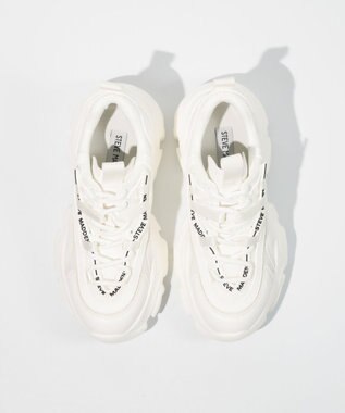 STEVE MADDEN RECOUPE-M-RS 厚底ボリュームスニーカー ホワイト