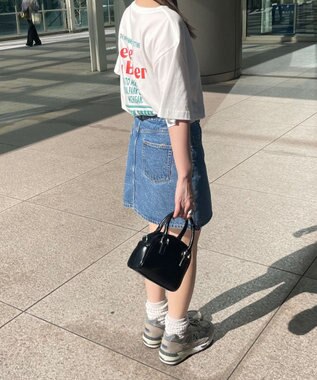 WEGO ヴィンテージライクグラフィックTシャツ ホワイト