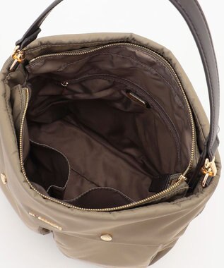 LA BAGAGERIE ダブルフロントポケット2WAYビッグショルダー グレージュ