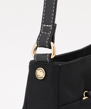 LA BAGAGERIE ポリエステルキャンバス　タックポシェット ブラック