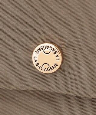 LA BAGAGERIE ダブルフロントポケットショルダー グレージュ