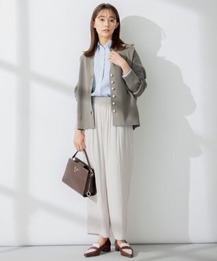 組曲 【22.5cm~24.5cm】バイカラーコンビローファー ダークブラウン系