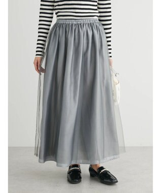 Green Parks ２ｗａｙ　リバーシブルシャイニーチュールスカートII Gray