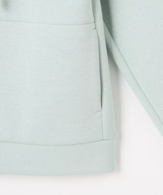 J.PRESS LADIES ダンボールジャージー パーカー スモーキーミント系