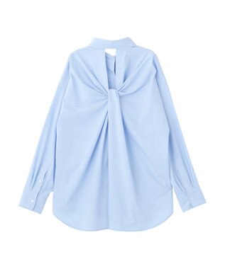 earth music&ecology バックツイストオーバーシャツ Sax