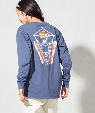 SHARE PARK LADIES 【UNISEX】UVカット アートコラボロングTシャツ〈Hammock〉（S・Mサイズ） アッシュネイビー