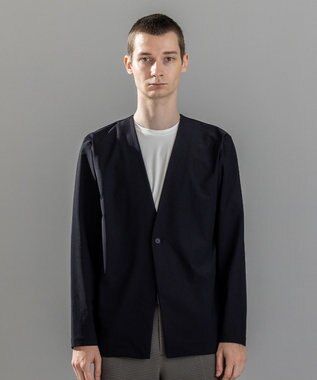 JOSEPH HOMME ＜新型追加＞新素材【抜群の通気性/360度ストレッチ】エアトールストレッチ カーディガン ブラック系