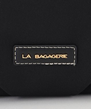 LA BAGAGERIE ポリエステルキャンバス　タックポシェット ブラック