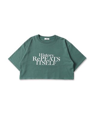 WEGO 【新色追加/手洗い可】グラフィックショートT グリーン