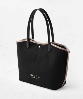 TOCCA ET JOUR CANVASTOTE キャンバストートバッグ ブラック系