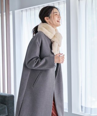 ANY フェイクファーティペット アイボリー