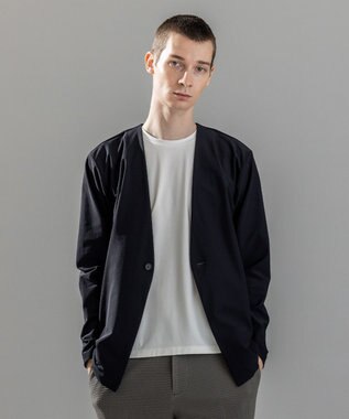 JOSEPH HOMME ＜新型追加＞新素材【抜群の通気性/360度ストレッチ】エアトールストレッチ カーディガン ブラック系