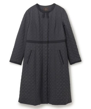 TOCCA 【消臭・洗える】CLOVER CARPET キルト中綿ロングコート ブラック系