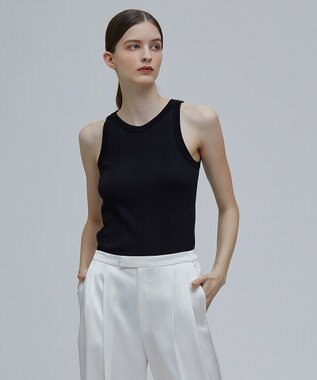 BEIGE， CYRILLE / リブタンク Black