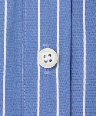 組曲 【先行予約・2WAY】エアリーシャーティングフリル襟 ブラウス ブルーストライプ系1