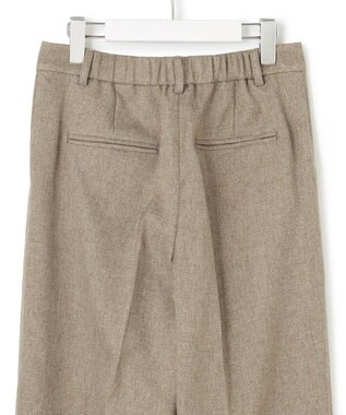 23区 【洗える/セットアップ対応】ウールライクカルゼ ワイド パンツ ブラウン系
