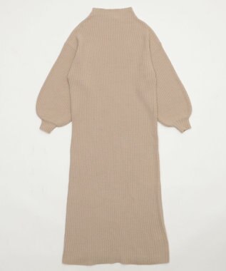 WEGO 【WEB限定/2025年秋冬新作】ニットワンピース ベージュ