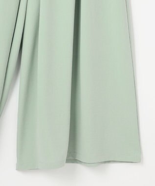 ANY 【吸水速乾/イージーケア/UVカット/接触冷感】さらさらDRYスカーチョ ライトグリーン