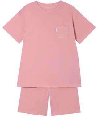 ワコール／睡眠科学 パジャマ 綿100%(本体) ワッフル素材 5分袖 半袖 5分丈 レディース YDT125 睡眠科学／ワコール