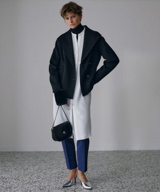 ICB WoolRever ショートコート ブラック系