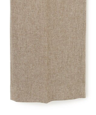 23区 【洗える/セットアップ対応】ウールライクカルゼ ワイド パンツ ブラウン系