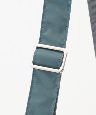 Y'SACCS 【ムック本掲載】ツイルナイロン　スクエアトート　Mサイズ ブルーグリーン