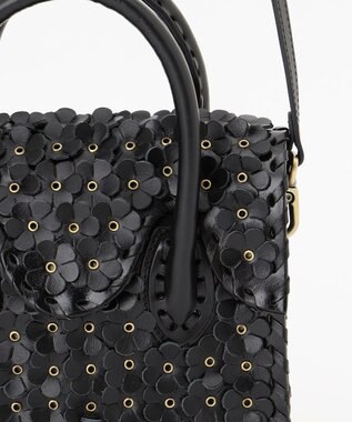 GRACE CONTINENTAL Flower Motif MS ブラック