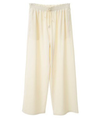Green Parks カラーイージーパンツ Ecru