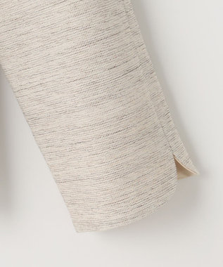 J.PRESS LADIES ライトツイードストレッチ ブラウス ベージュ系1