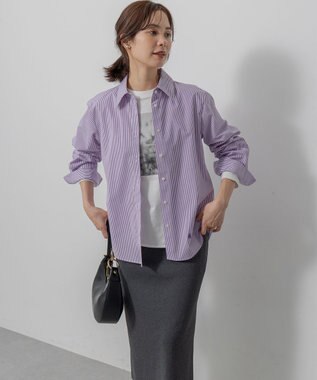 組曲 L 【加藤ローサさん着用】プリントロング Tシャツ フォトホワイト系9