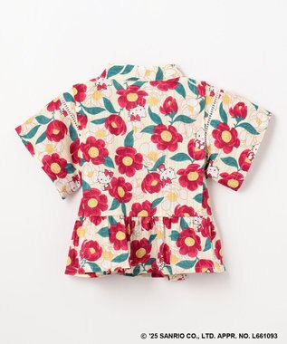 ANY KIDS 【any FAM×サンリオキャラクターズ】2WAY 甚平セット ハローキティ×牡丹