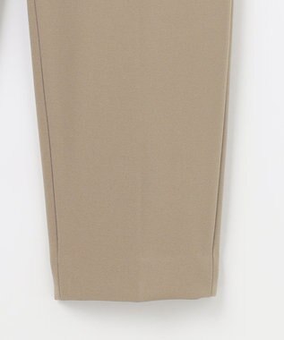 組曲 【暖かい・美シルエット・ストレッチ】バックウォーム テーパードパンツ モカブラウン系