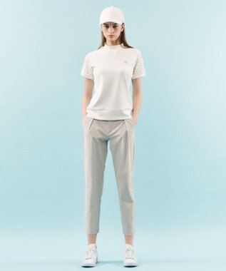 23区GOLF 【WOMEN】【ストレッチ】ハイテンション テーパードパンツ キャメル系