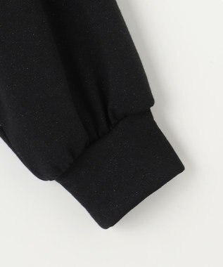 組曲 ラメパフスリーブプルオーバー ブラック系