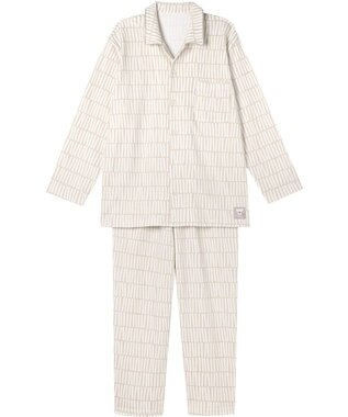 ワコール／睡眠科学 パジャマ 綿100%(本体) あったか SOU・SOU（R） 長袖 長ズボン メンズ YGW481 睡眠科学／ワコール