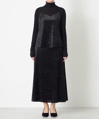 NAVE 【ReNAVE】クラッシュベロア キャミソール ブラック系