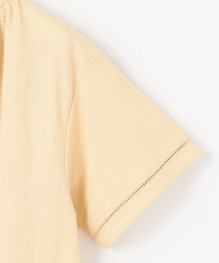 J.PRESS LADIES ナチュラルジャージー カットソー イエロー系