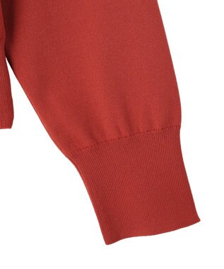 YECCA VECCA 【UVカット】クルーネックカーディガン Red