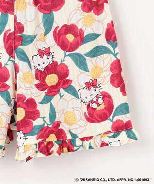 ANY KIDS 【any FAM×サンリオキャラクターズ】2WAY 甚平セット ハローキティ×牡丹