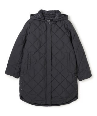 UNFILO 【自宅で洗濯OK / 軽量で暖かい】TAIONコラボ 2WAY キルティングダウン ブラック