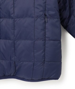 UNFILO 【120-150cm】TAION リバーシブルボア ダウンジャケット(UNISEX) ネイビー×アイボリー