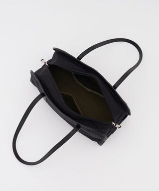 russet コーデュラナイロンワイドミニボストンバッグ（CE-1754-WEB） Black