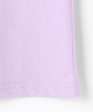 ANY KIDS アニマルモチーフ長袖Tシャツ ラベンダー×ねこ