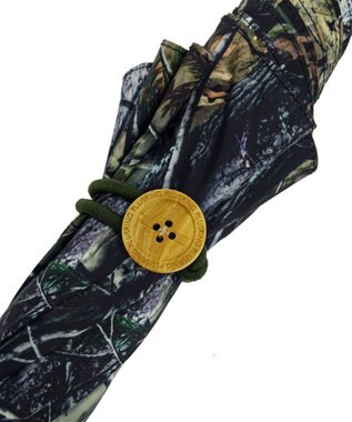 +RING 【限定/日本製】【大判】メンズ向け プラスリング 長傘65cm real camouflage SR324 マルチカラー