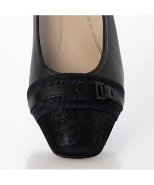 Riz raffinee <Riz raffinee>【3E】リボンベルトパンプス ネイビー
