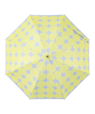 MOONBAT 断熱パラソル 二階建て 晴雨兼用 テクスチャードット 日傘 遮熱 遮光 UV カナリア