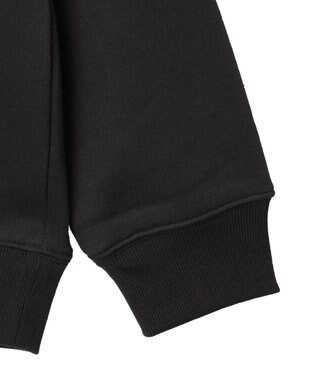 WEGO 【ユニセックス着用ITEM】ストレートラインロゴグラフィックプルオーバー ブラック中濃色