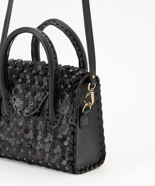 GRACE CONTINENTAL Flower Motif MS ブラック